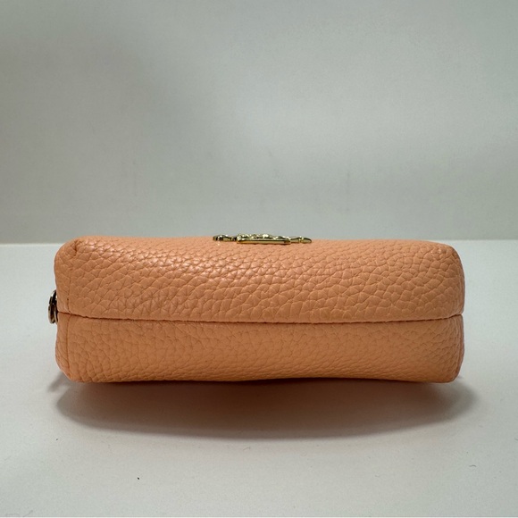 COACH Nora Kisslock Crossbody With Strawberry 🍓Leather Gold/Faded Blush/Taffy - Picture 14 of 16